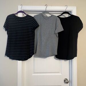 Lululemon Short Sleeve Love crew Tees, all size 8
